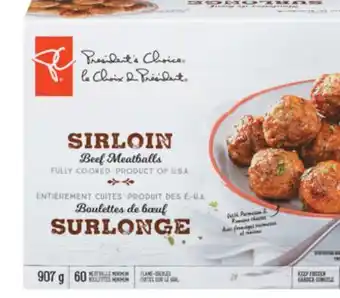 Real Canadian Superstore Pc meatballs, 907 g offer