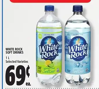 Metro White rock soft drinks offer