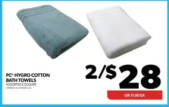 Real Canadian Superstore Pc hygro cotton bath towels offer