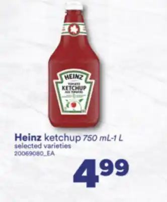 Real Canadian Superstore Heinz ketchup 750 ml-1 l offer