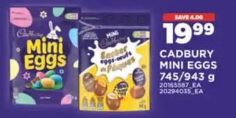 Real Canadian Superstore Cadbury mini eggs, 745/943 g offer