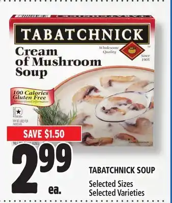 Metro Tabatchnick soup offer
