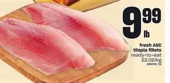 Loblaws Fresh asc tilapia fillets offer