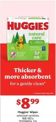Loblaws Huggies wipes, 168-192's offer