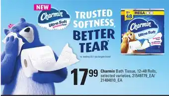 Loblaws Charmin bath tissue, 12=48 rolls offer