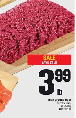 Loblaws Lean ground beef offer
