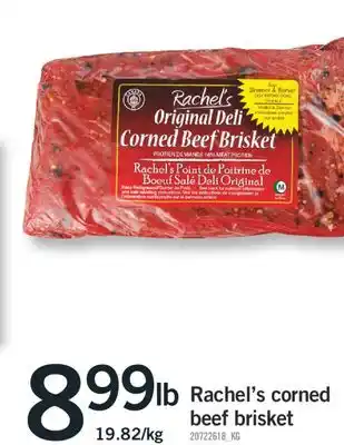 Fortinos Rachel's corned beef brisket offer