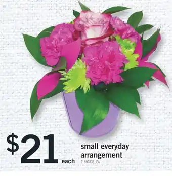 Fortinos Small everyday arrangement offer