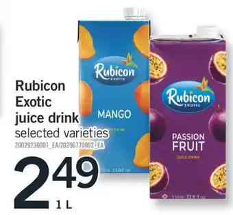 Fortinos Rubicon exotic juice drink, 1 l offer