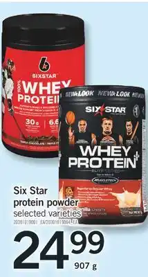 Fortinos Six star protein powder, 907 g offer