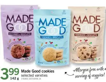 Fortinos Made good cookies made good cookies offer