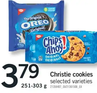 Fortinos Christie cookies 251- 303 g offer