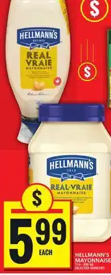 Food Basics Hellmann's mayonnaise offer