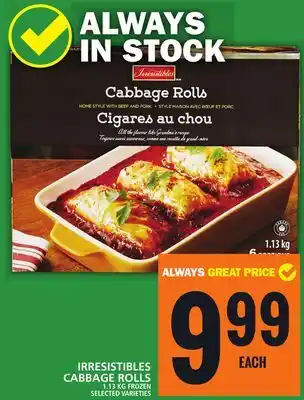 Food Basics Irresistibles cabbage rolls offer