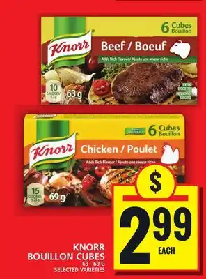 Food Basics Knorr bouillon cubes offer