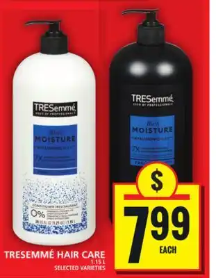 Food Basics Tresemmé hair care offer