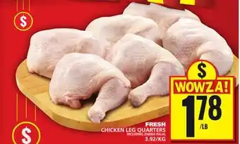 Food Basics Fresh chicken leg quarters offer