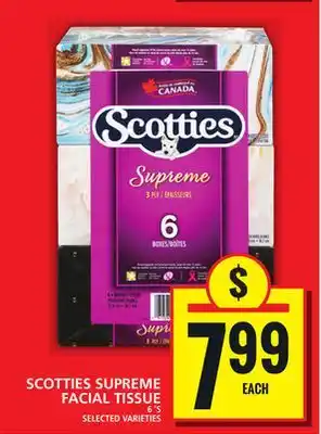 Food Basics Scotties supreme facial tissue offer