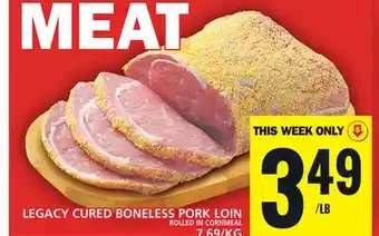 Food Basics Legacy cured boneless pork loin offer