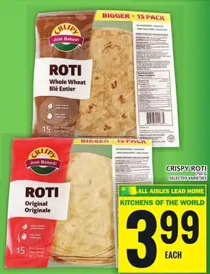 Food Basics Crispy roti offer
