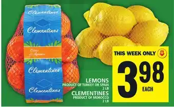 Food Basics Lemons offer