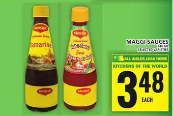 Food Basics Maggi sauces offer