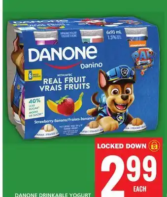 Food Basics Danone drinkable yogurt offer