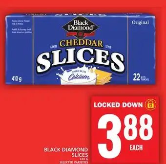 Food Basics Black diamond slices offer