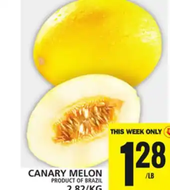 Food Basics Canary melon offer