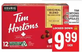Food Basics Tim hortons coffee capsules offer