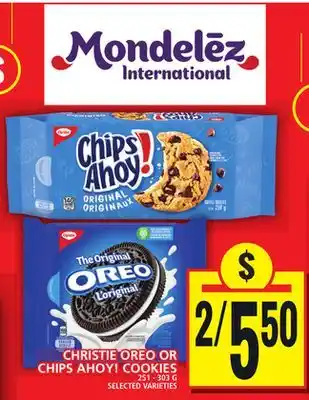 Food Basics Christie oreo or chips ahoy! cookies offer