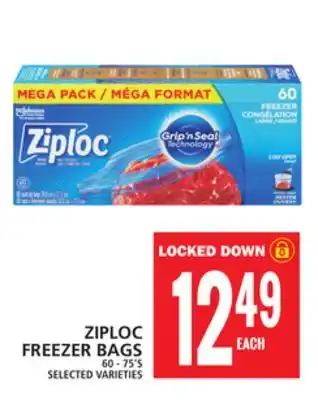 Food Basics Ziploc freezer bags offer