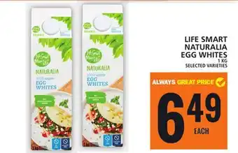 Food Basics Life smart naturalia egg whites offer