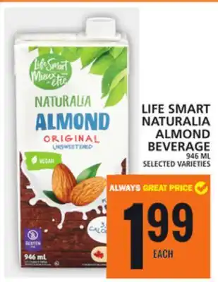 Food Basics Life smart naturalia almond beverage offer