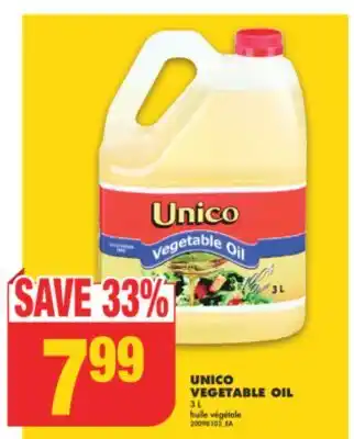 No Frills Unico vegetable oil, 3 l offer