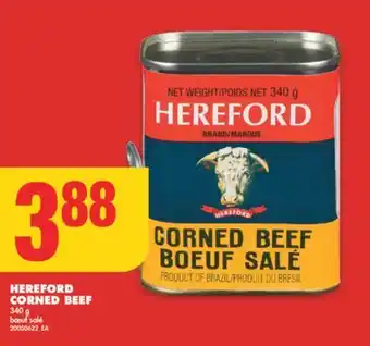 No Frills Hereford corned beef, 340 g offer