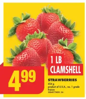 No Frills Strawberries, 454 g offer
