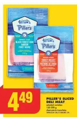 No Frills Piller's sliced deli meat, 150-200 g offer