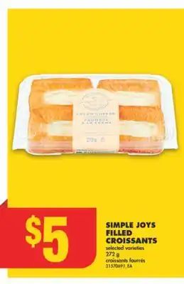 No Frills Simple joys filled croissants, 272 g offer