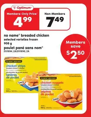 Independent Grocer No name breaded chicken, 908 g offer