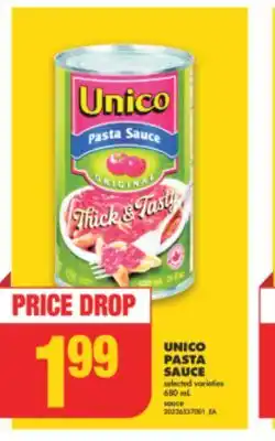 No Frills Unico pasta sauce,680 ml offer