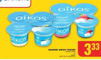 No Frills Danone oikos yogurt, 4's offer