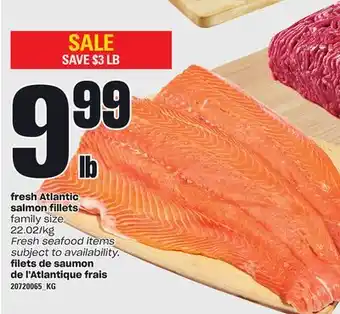 Independent Grocer Fresh atlantic salmon fillets offer