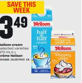 Independent Grocer Neilson cream, 473 ml/1 l offer