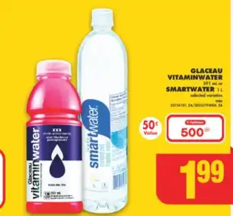 No Frills Glaceau vitaminwater, 591 ml or smartwater, 1 l offer