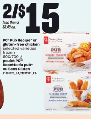 Independent Grocer Pc pub recipe or gluten-free chicken, 600/700 g offer