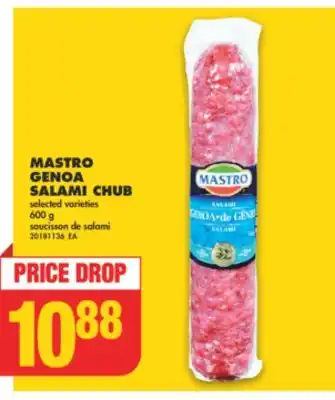 No Frills Mastro genoa salami chub, 600 g offer