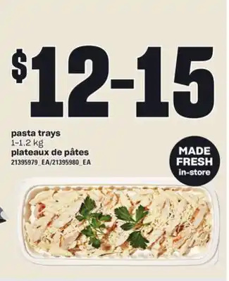 Independent Grocer Pasta trays, 1-1.2 kg offer