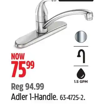 Canadian Tire Moen adler 1-handle offer