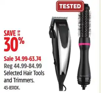 Canadian Tire Wahl selected hair tools and trimmers offer